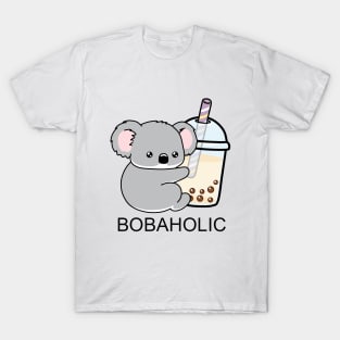 Little Bobaholic Koala Loves Boba! T-Shirt